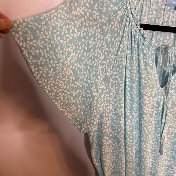 Draper James RSVP Dress XL Aquamarine Blue‎ Cottage Prairie Core Feminine Spring - Picture 6 of 9